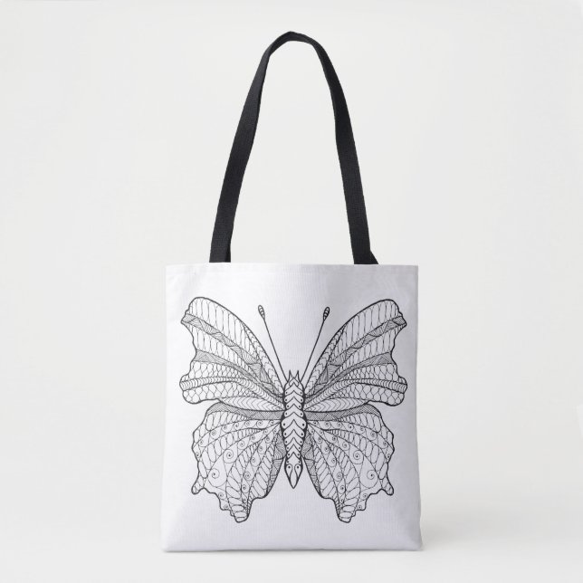 Tote Bag Papillon 6 de style (Devant)