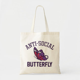 Tote Bag papillon anti-social