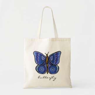 Tote Bag Papillon bleu