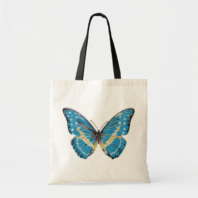 Tote Bag Papillon bleu (Devant)