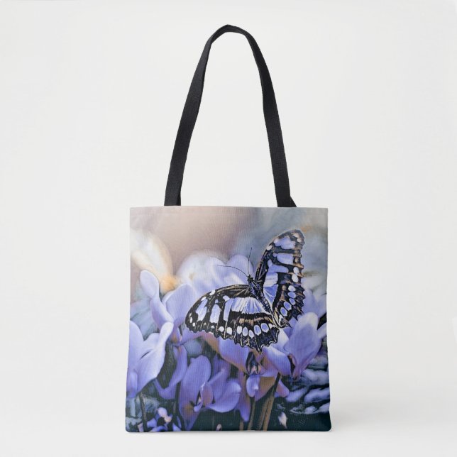 Tote Bag Papillon bleu (Devant)