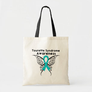 Tote Bag Papillon de tatouage de conscience de syndrome de