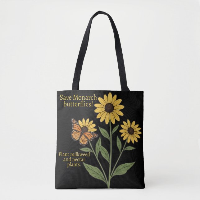 Tote Bag Papillon monarque (Devant)