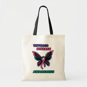 Tote Bag Papillon/sensibilisation...Maladie thyroïdienne