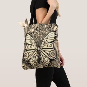 Tote Bag Papillon vapeur