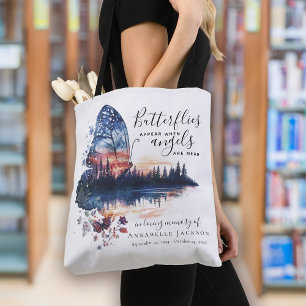 Tote Bag Papillons Apparaissent Anges Mémorial