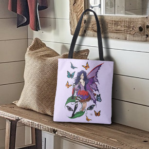 Tote Bag Papillons aux champignons poilus