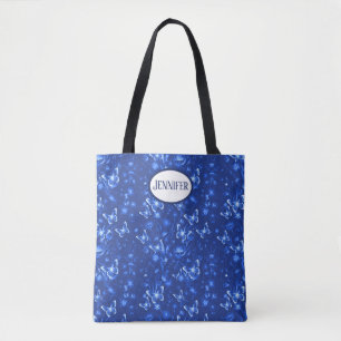 Tote Bag Papillons bleus de minuit