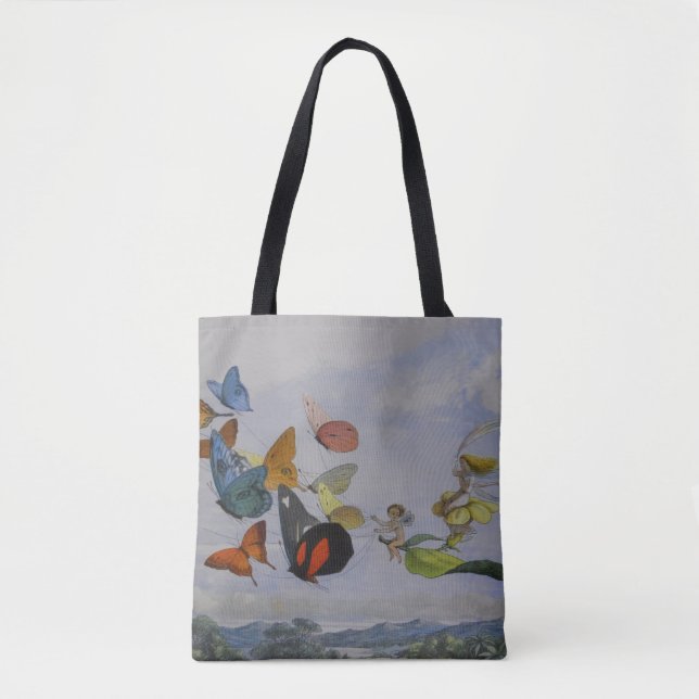 Tote Bag Papillons et papillons de la reine des fées (Devant)