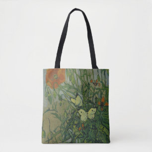 Tote Bag Papillons et papillons par Vincent van Gogh
