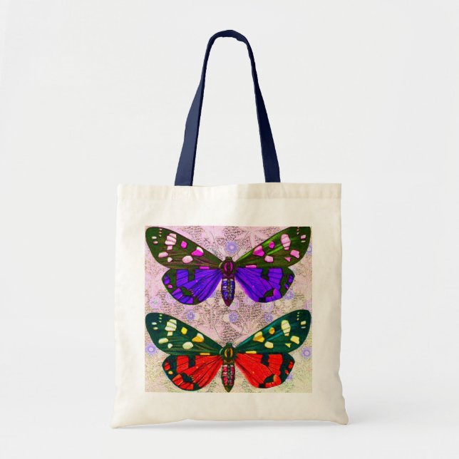 Tote Bag Papillons rêveurs (Devant)
