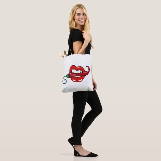 Tote Bag paprika doux (Sur le modèle)