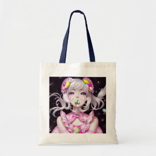 Tote Bag Pâques/printemps Anime fille