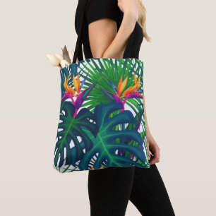 Tote Bag Paradis Feuille de la jungle tropicale