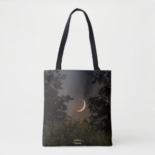 Tote Bag Paramètre de lune de croissant