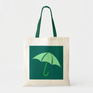 Tote Bag Parapluie vert Pop Art
