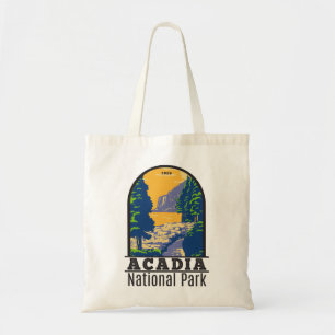 Tote Bag Parc national Acadia Bar Harbour Ocean Path