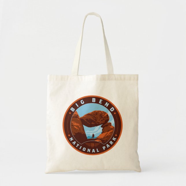 Tote Bag Parc national Big Bend (Devant)