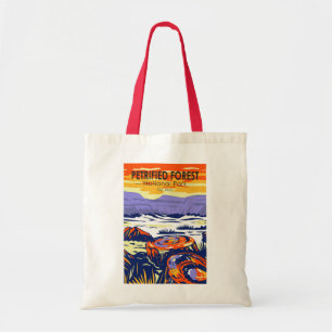 Tote Bag Parc National de la Forêt Petrifiée Arizona Vintag