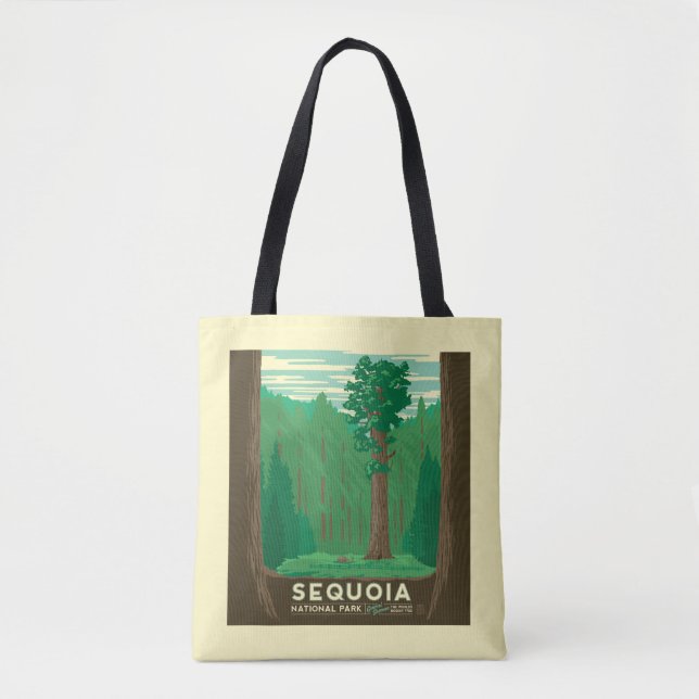 Tote Bag Parc national de Sequoia (Devant)