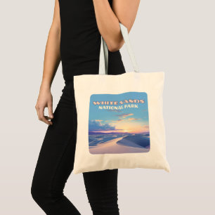 Tote Bag Parc national de White Sands Sunset Dunes Nouveau 