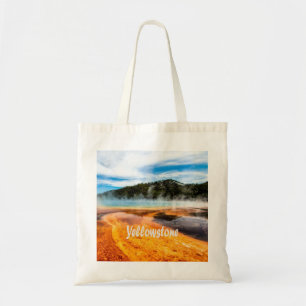 Tote Bag Parc national de Yellowstone Montagnes Nature Anim