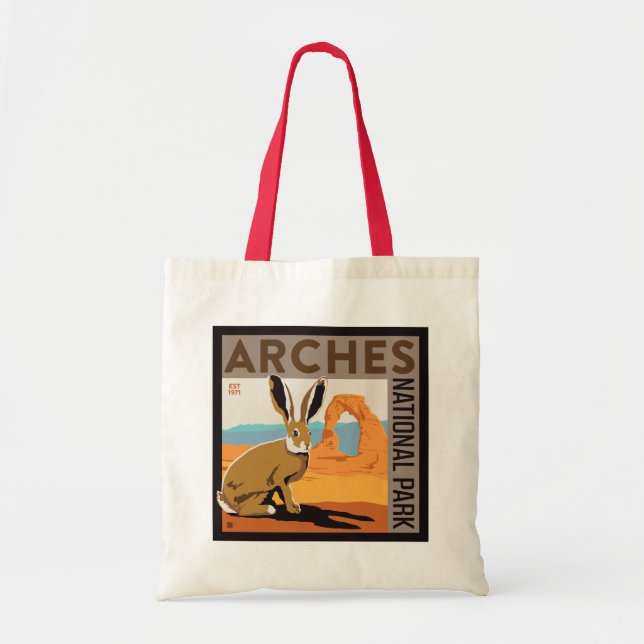 Tote Bag Parc national des Arches, Utah | Jacklapin (Devant)
