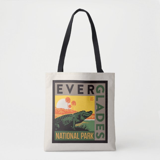 Tote Bag Parc national des Everglades | Floride (Devant)