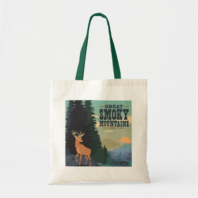 Tote Bag Parc national des Great Smoky Mountains (Devant)