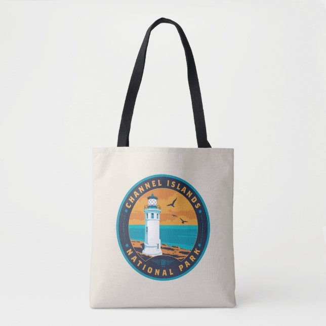 Tote Bag Parc national des îles Channel (Devant)