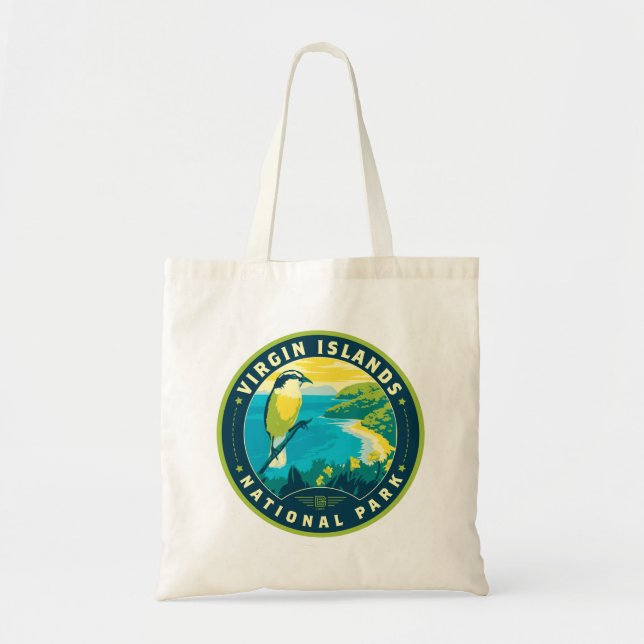 Tote Bag Parc national des Îles Vierges (Devant)