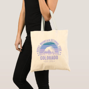 Tote Bag Parc national des Rocheuses Colorado Retro