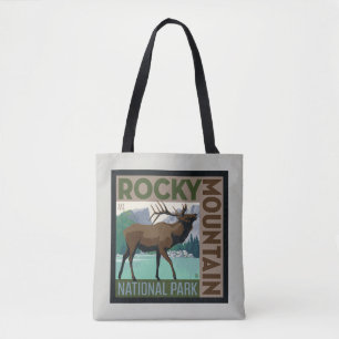 Tote Bag Parc national des Rocheuses   Elk