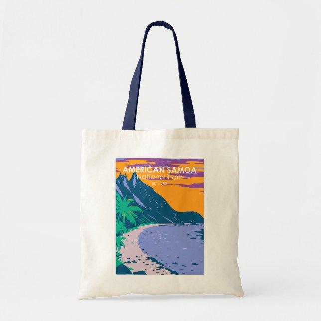 Tote Bag Parc national des Samoa américaines Ofu Beach (Devant)