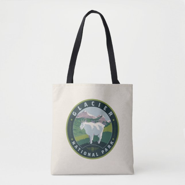 Tote Bag Parc national du Glacier (Devant)