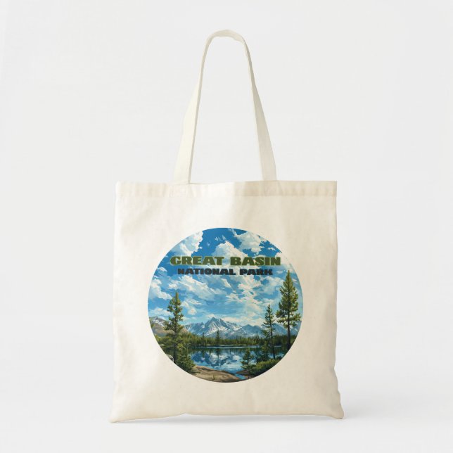 Tote Bag Parc national du Grand Bassin Nevada Wheeler Peak (Devant)