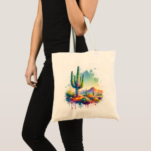Tote Bag Parc national du Saguaro Arizona Giant Cactus