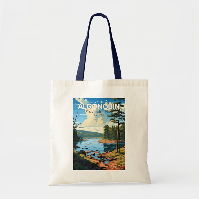 Tote Bag Parc provincial Algonquin Art Vintage (Devant)