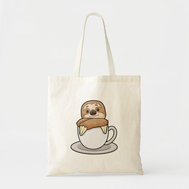 Tote Bag Parcelle avec la coupe du café (Devant)
