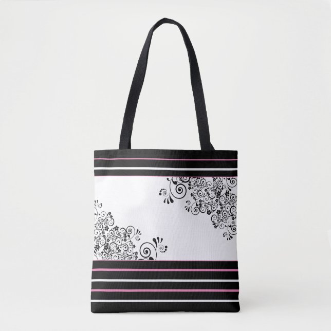 Tote Bag Parchemins noirs (Devant)
