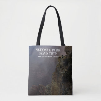 Tote Bag Parcours de route de retraite sur mesure dans les 
