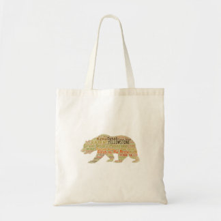 Tote Bag Parcs nationaux 59 Parcs nationaux Ours Randonnée 