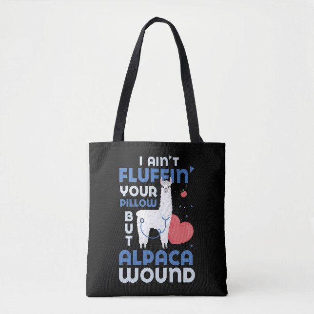 Tote Bag Paredic Alpaca Infirmière soignante Trauma EMT (Devant)