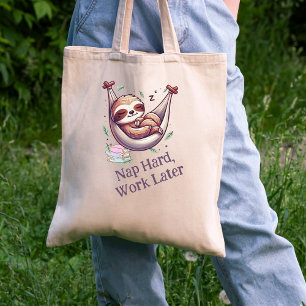 Tote Bag Paresseux Dure Sommeil