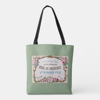 Tote Bag Parfum rose de Français antique