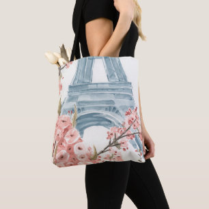 Tote Bag Paris Cerisiers en fleurs