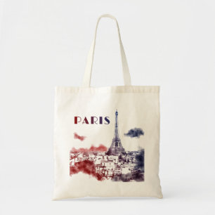 Tote Bag Paris City Skyline Tour Eiffel Voyage France