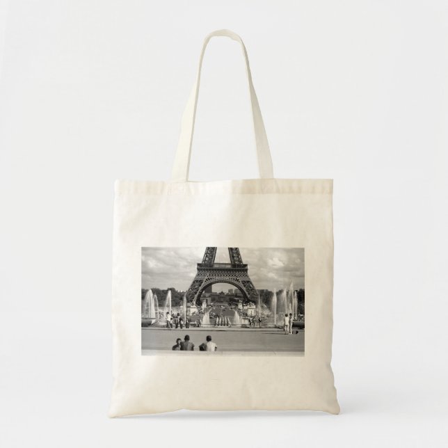 Tote Bag Paris Garçons réutilisables Fourre-tout (Devant)