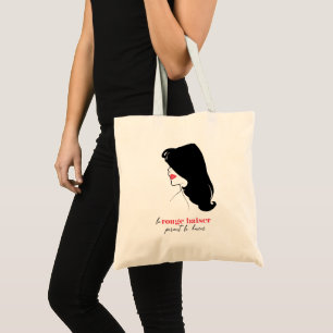Tote Bag Paris - Le Rouge Baiser (The Red Kiss)