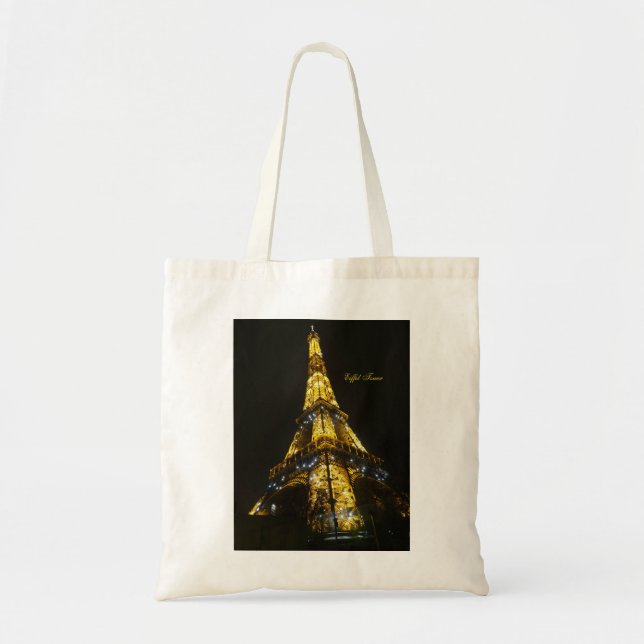 Tote Bag Paris. Tour Eiffel. T-shirt (Devant)